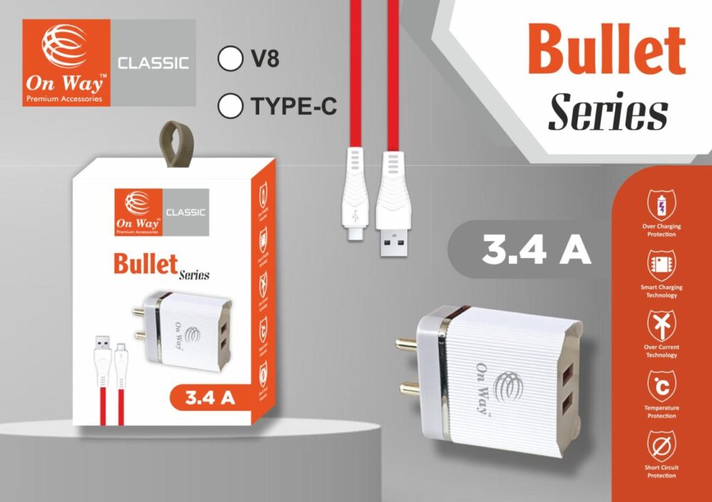 On Way Type-c Bullet  Charger